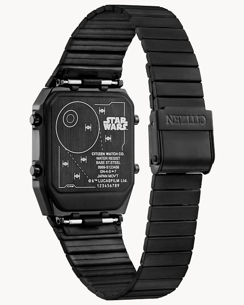 Citizen Trench Run Black Dial Stainless Steel Bracelet Watch JG2109-50W