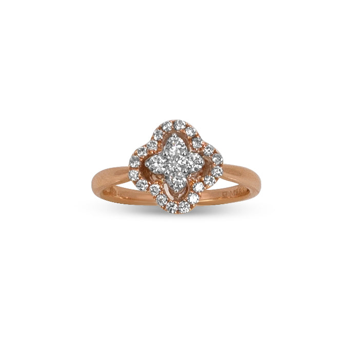 Fancy Halo Diamond Ring