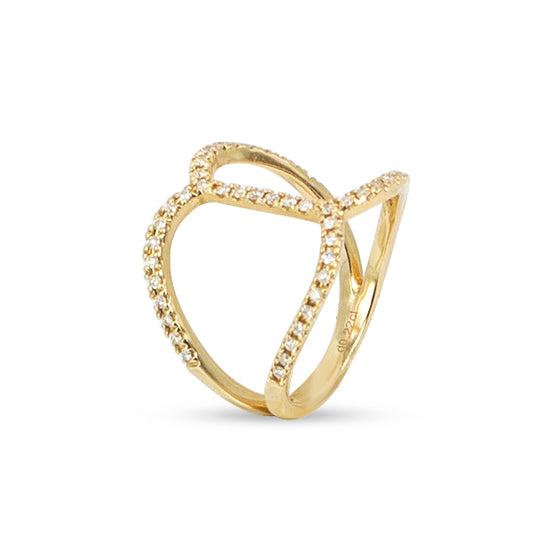 Load image into Gallery viewer, 14k Gold Diamond Fashion Ring
