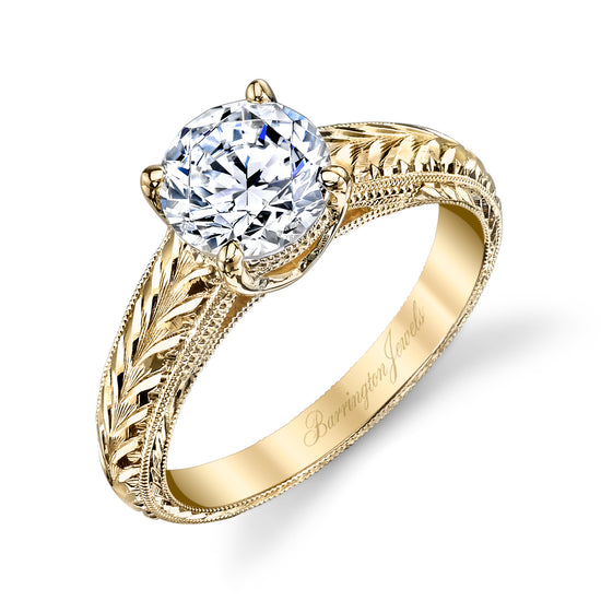Diamond Engagement Filigree Ring Mounting