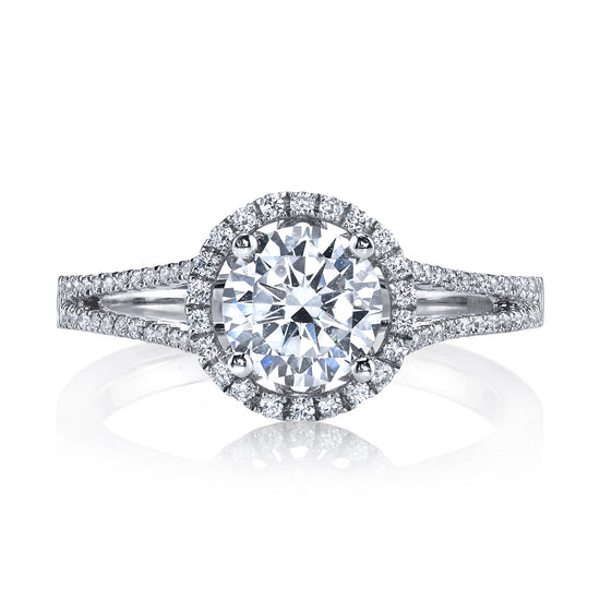 Diamond Halo Engagement Ring Mounting