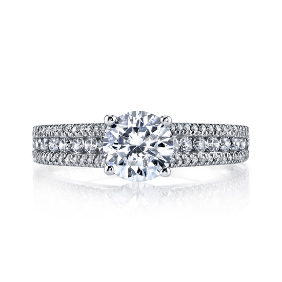 Load image into Gallery viewer, Diamond Solitaire Engagement Ring Mounting
