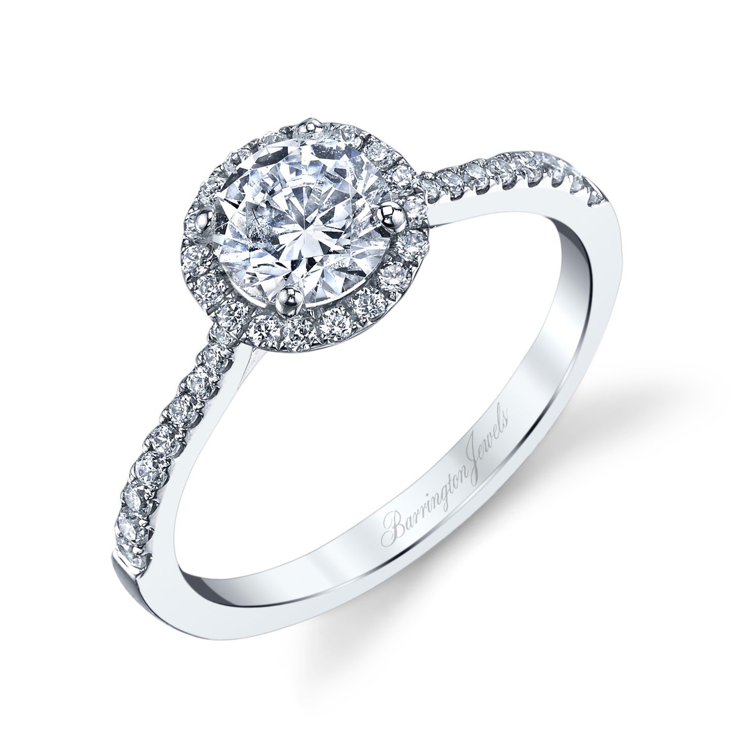 Diamond Halo Engagement Ring Mounting