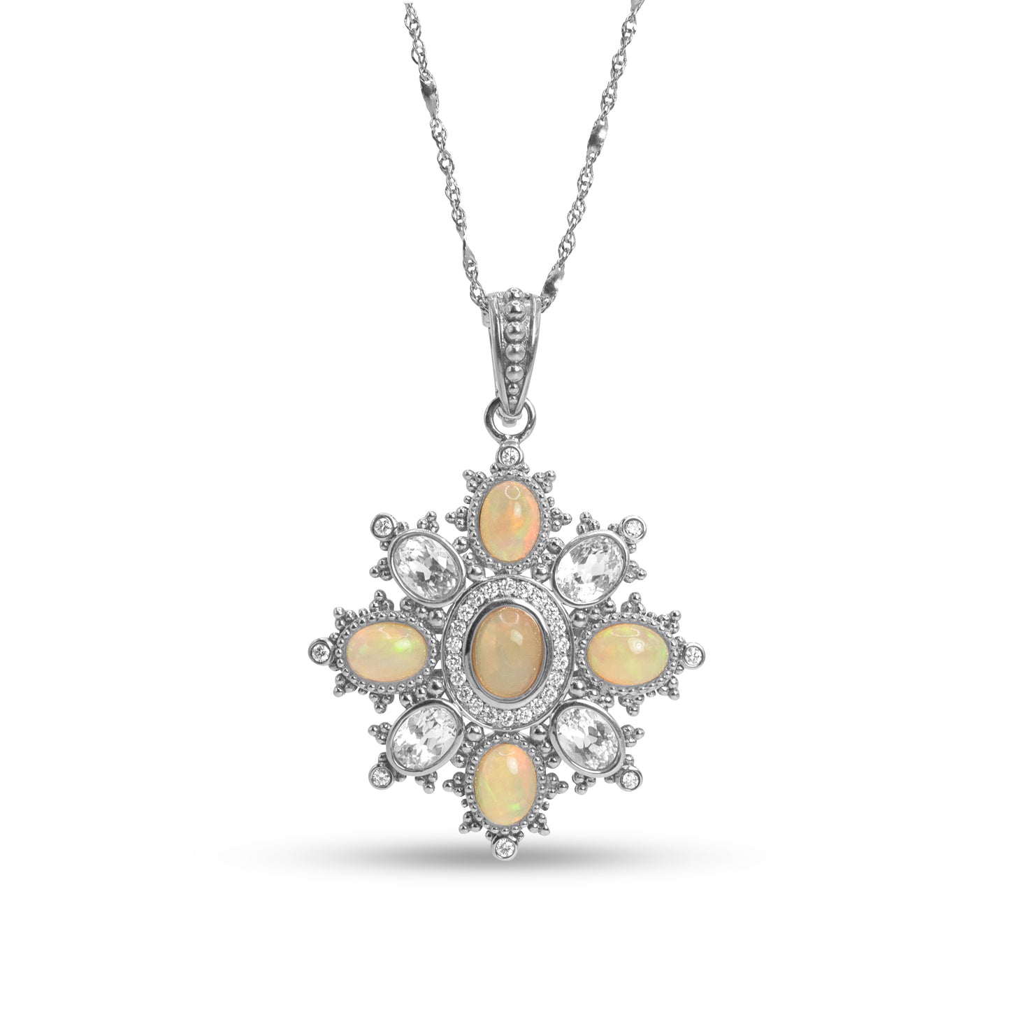 14k Ethiopian Opal Necklace