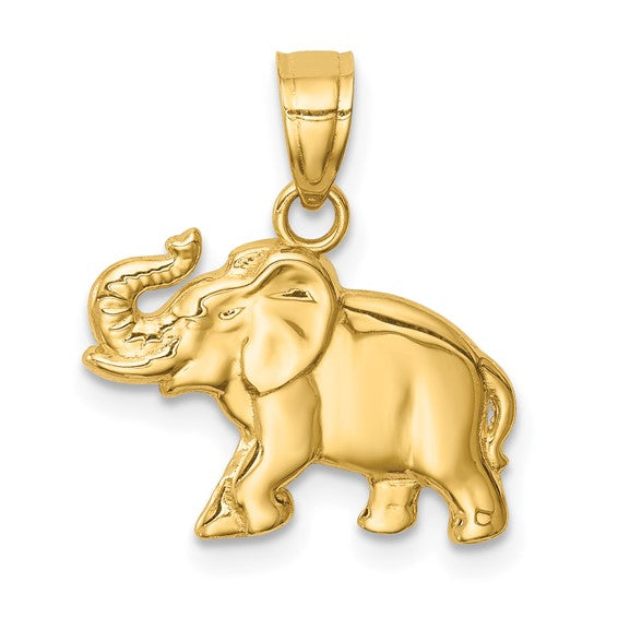 Load image into Gallery viewer, 14K Elephant Pendant

